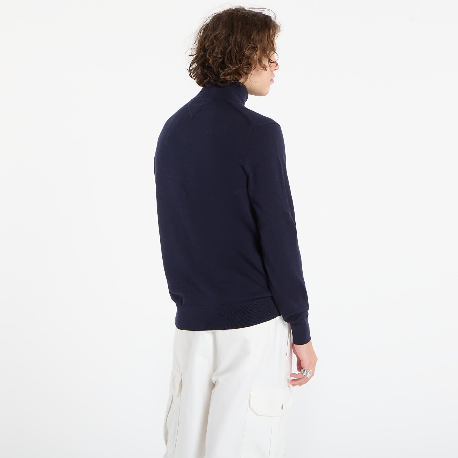 Pullover für Männer Tommy Hilfiger Pima Org Ctn Cashmere Zip Mock Desert Sky