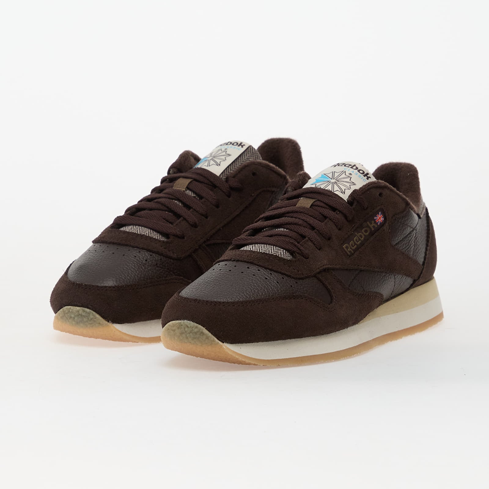 Scarpe uomo Reebok Classic Leather 1983 Vintag Dark Brown/ Trek Grey/ Chalk