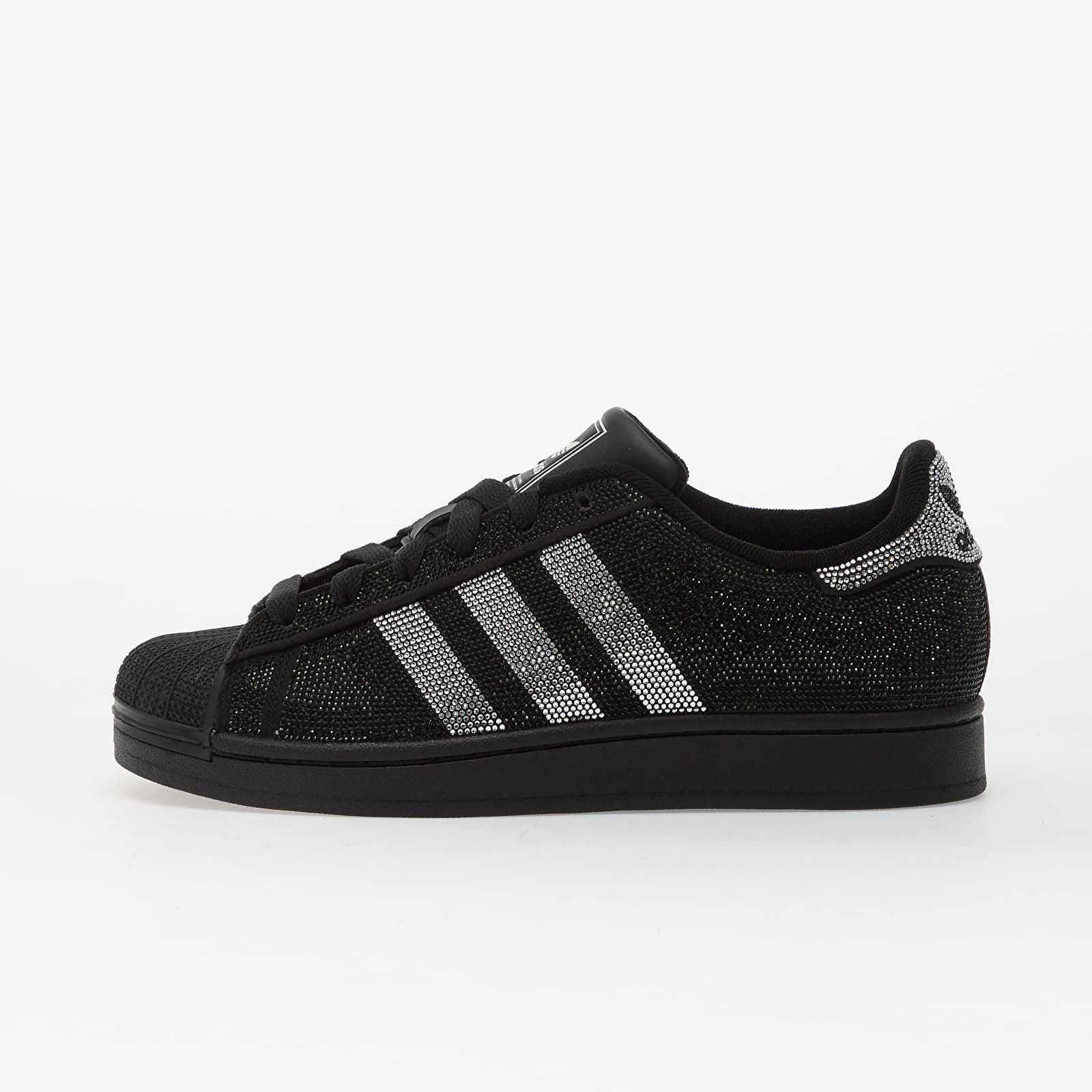 Women's shoes adidas Superstar II W Core Black/ Silver Metallic/ Off White