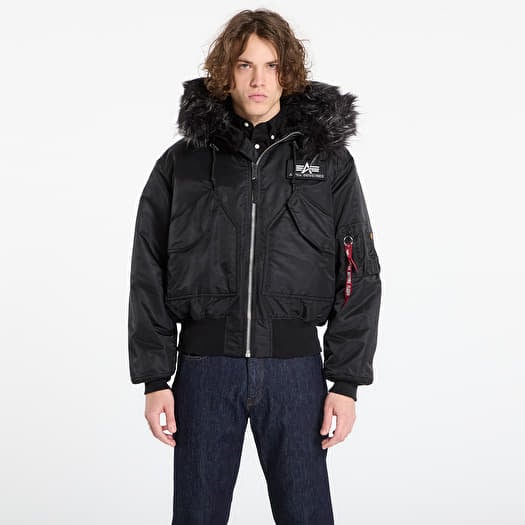 Jakna Alpha Industries 45P Hooded Custom Black