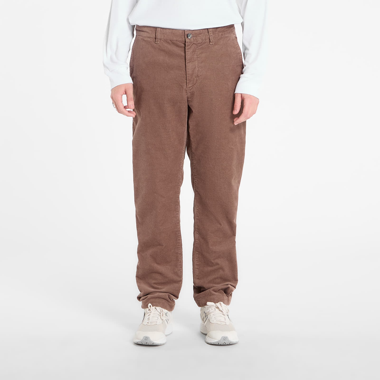 Byxor för män Tommy Hilfiger Denton Pd Corduroy Pants Dark Beige Cord