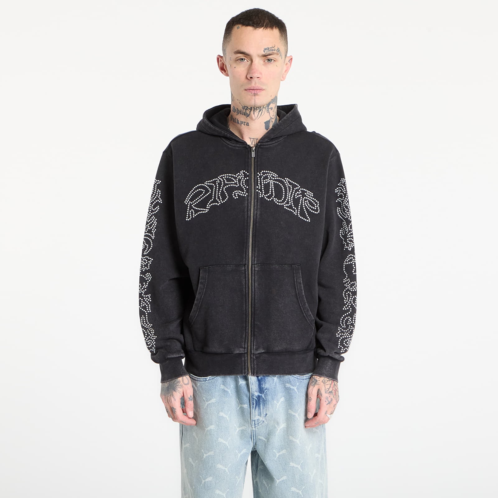 Felpe RIPNDIP Pretty Flacko Zip Hoodie Black/ Charcoal