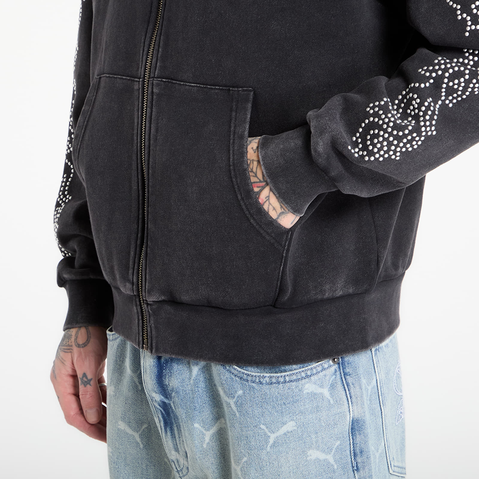 Felpe RIPNDIP Pretty Flacko Zip Hoodie Black/ Charcoal
