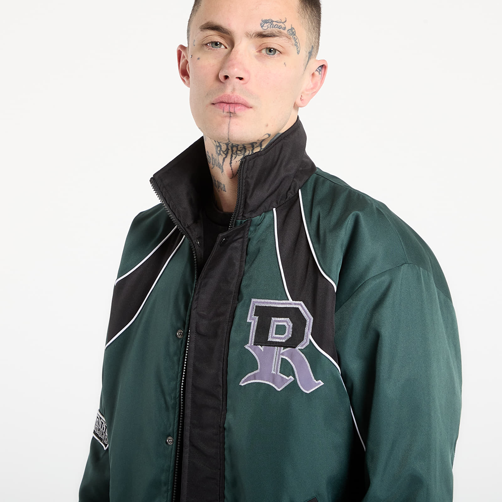 Giacche RIPNDIP Ripndip Athletics Race Jacket Sand/ Charcoal