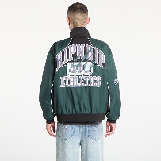 Jackets RIPNDIP Ripndip Athletics Race Jacket Sand/ Charcoal