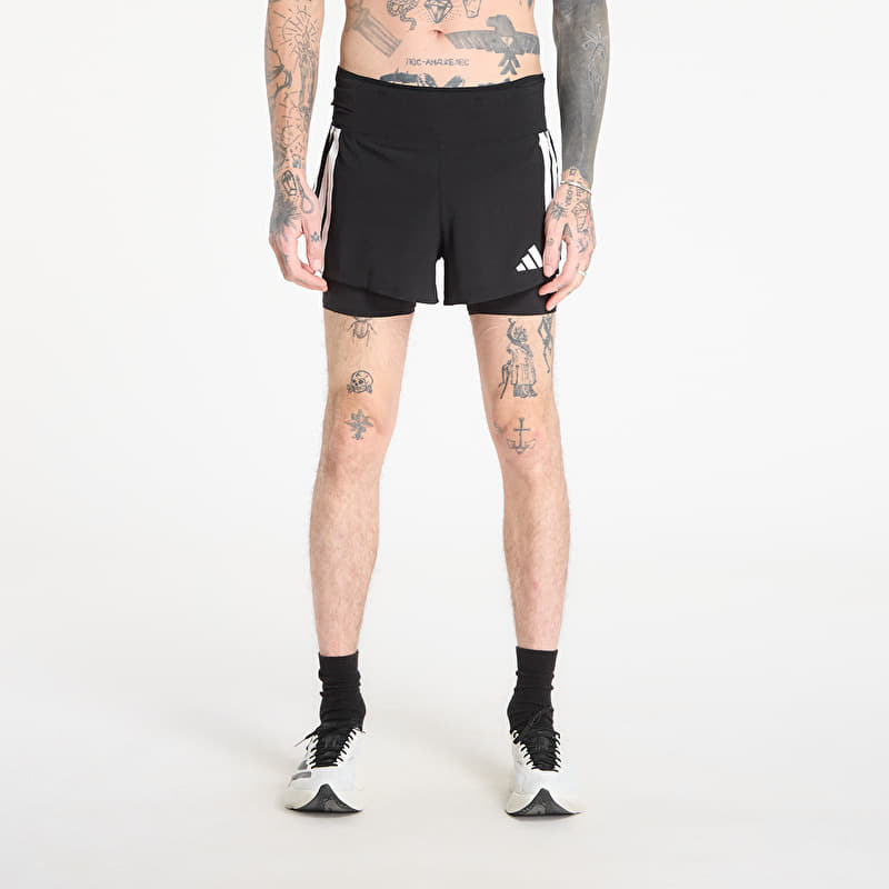 Shorts adidas Adizero Running 2-In-1 Gel Pocket Shorts Black