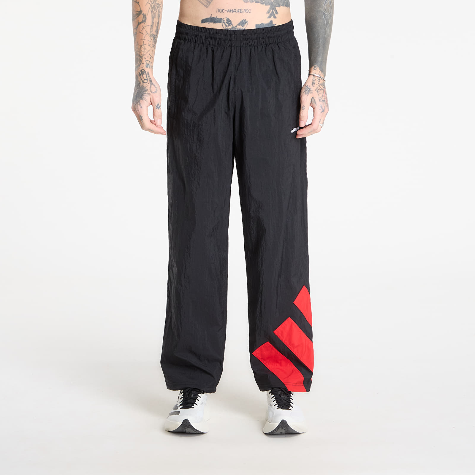 Pantaloni adidas Track Pant Black/ Better Scarlet XL
