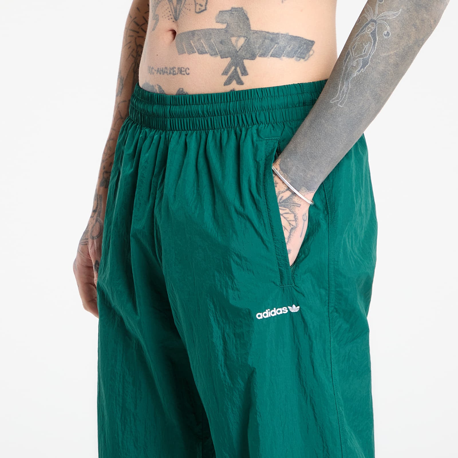 Pantaloni adidas Track Pant Collegiate Green/ White