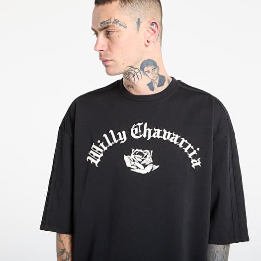 T-shirts adidas x Willy Chavarria Logo Ss Tee Black (KD9354