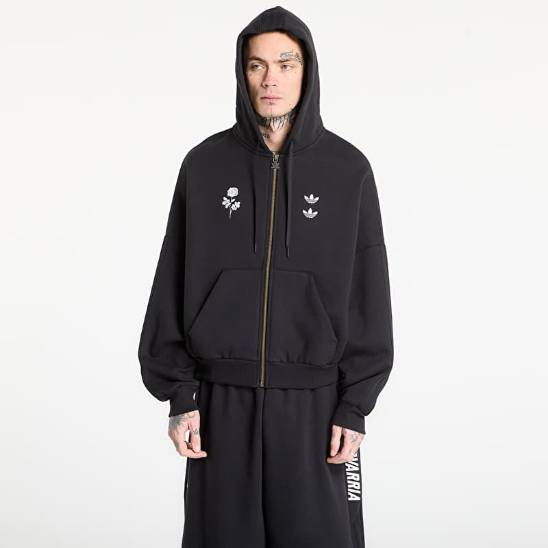 adidas Chavarria Heavyweight Zip Hoodie Black | Footshop
