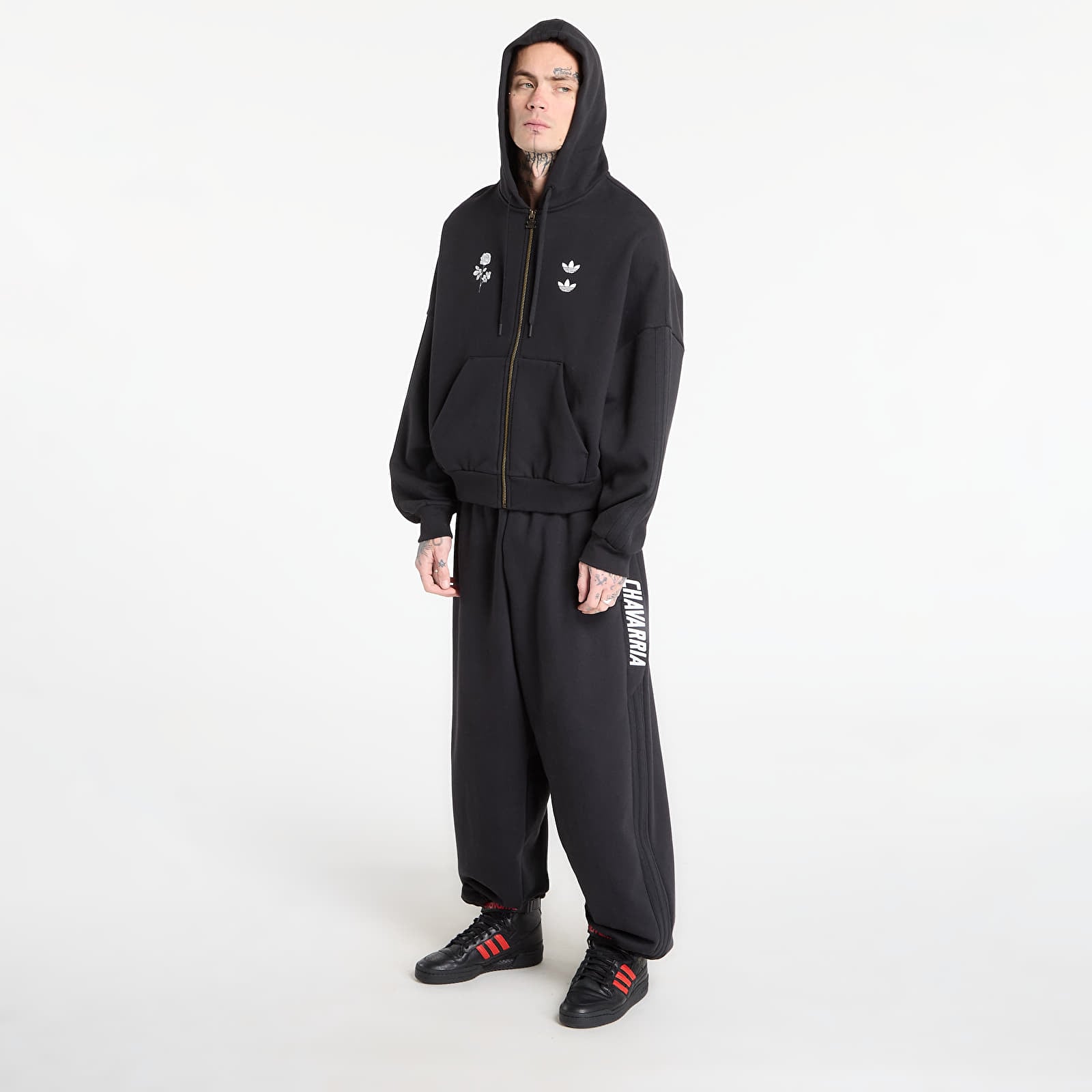 Hoodies och sweatshirts adidas x Willy Chavarria Zip Hoodie Black
