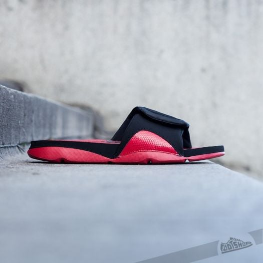 Manner Jordan Hydro 4 Black White Gym Red Footshop