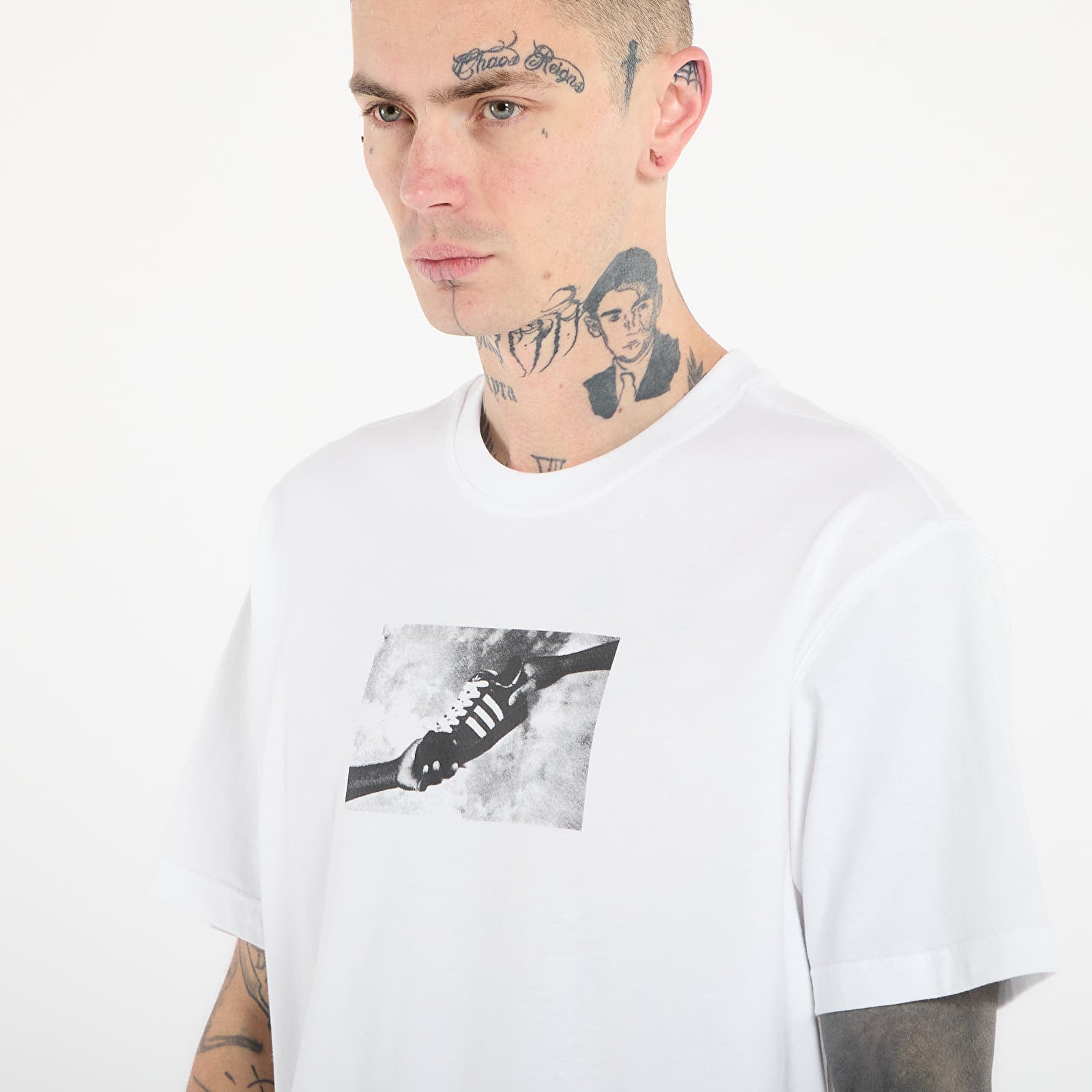 Magliette adidas Gfx T White