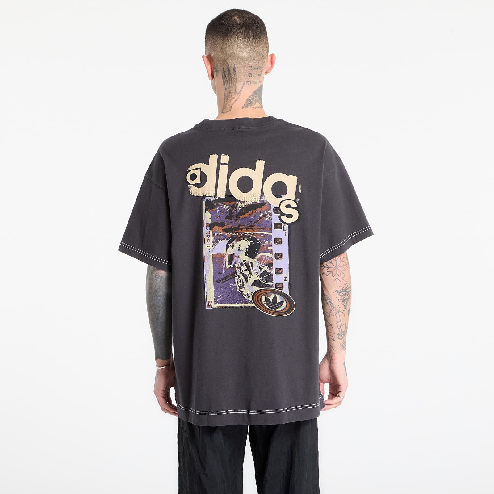 Magliette adidas Graphic Ss Tee Carbon