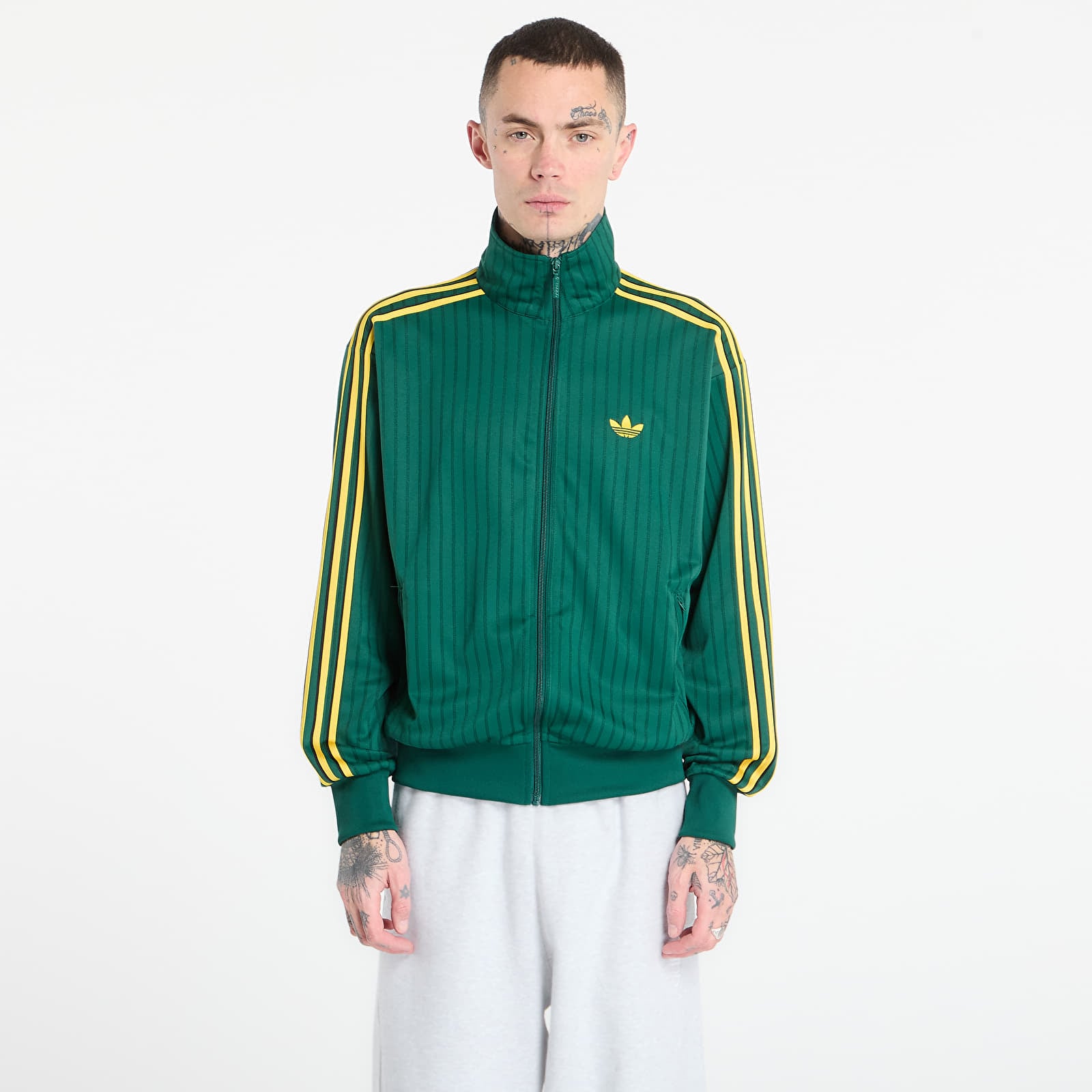 Kapuutsikud ja kampsunid adidas Firebird Tt Collegiate Green