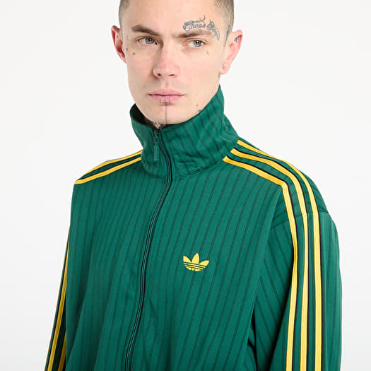 adidas Firebird Loose Pinstripes Track Top Collegiate Green | Footshop