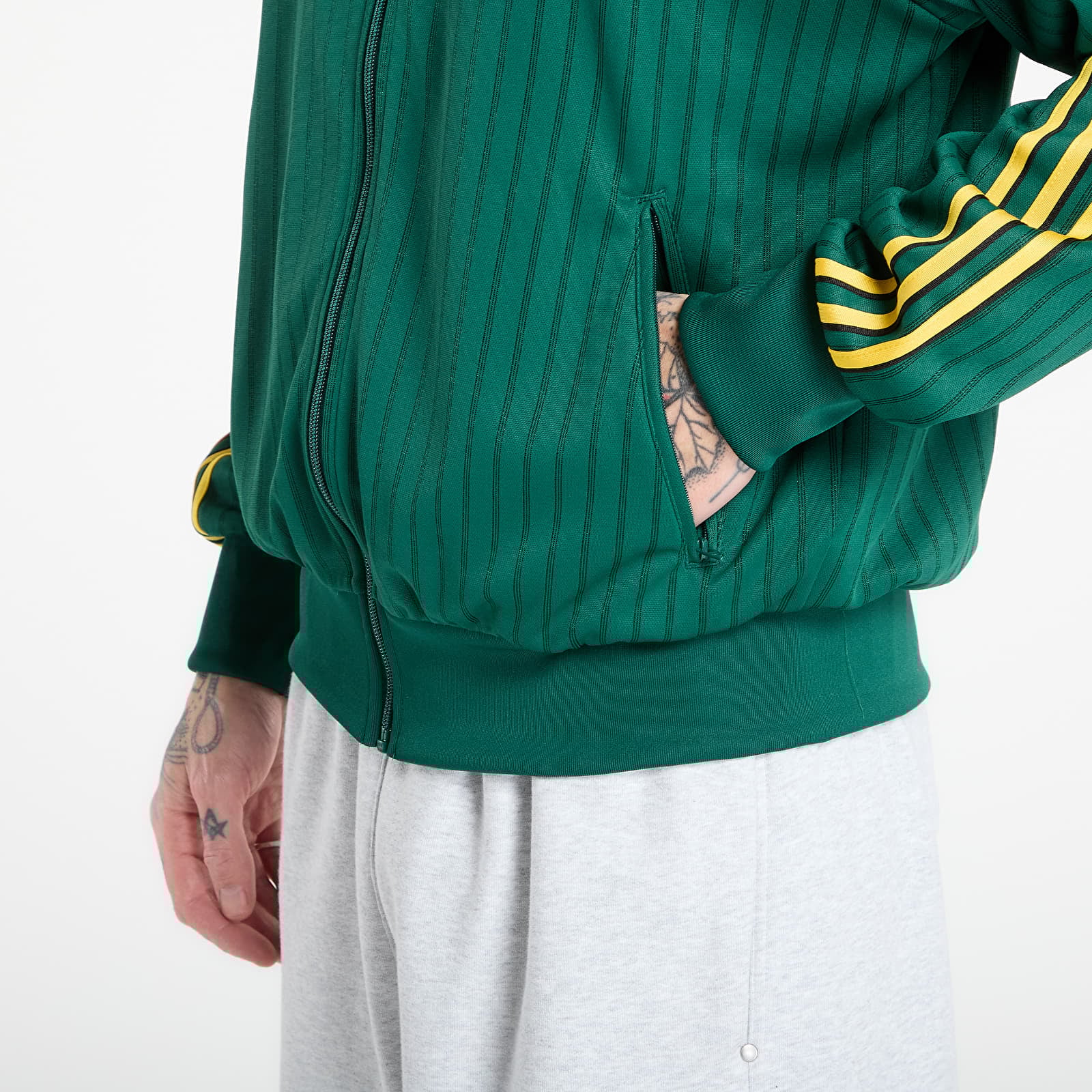 Kapuutsikud ja kampsunid adidas Firebird Tt Collegiate Green