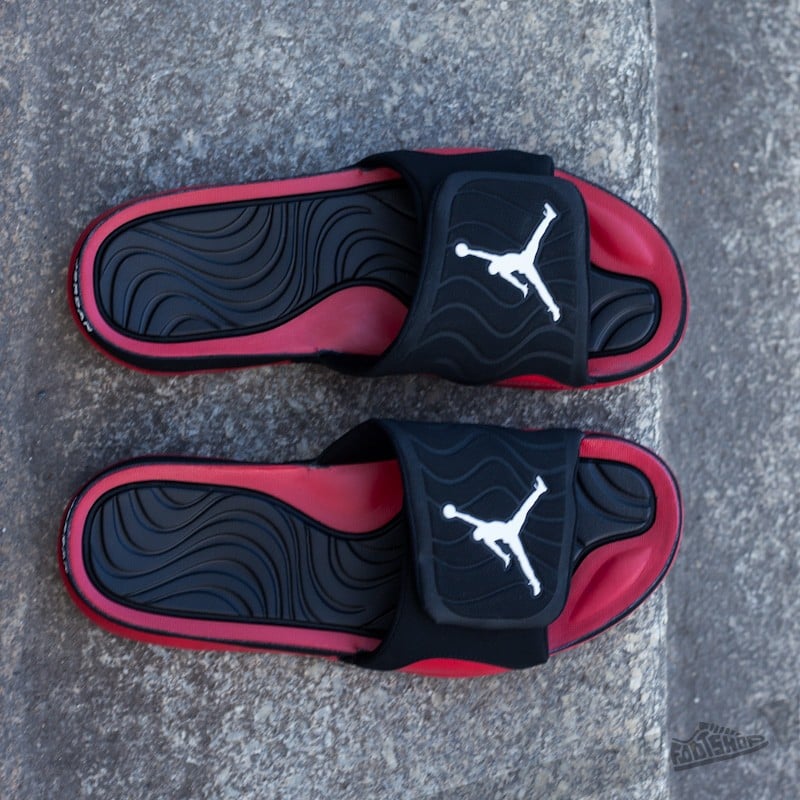 Sko til mænd Jordan Hydro 4 Black/White-Gym Red