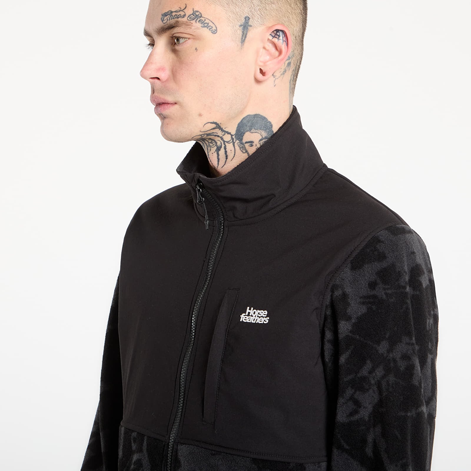 Mikiny Horsefeathers Duval Fleece Sweatshirt Asphalt