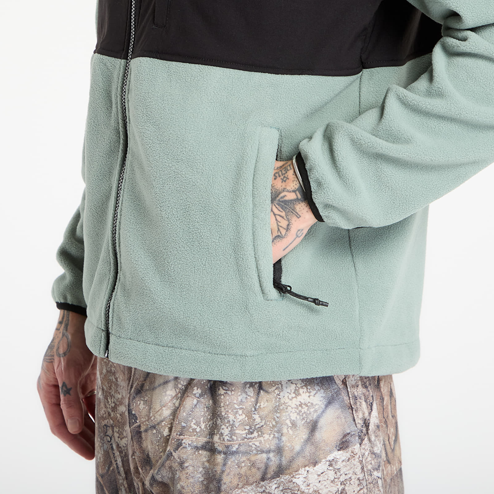 Mikiny Horsefeathers Duval Fleece Sweatshirt Iceberg Green
