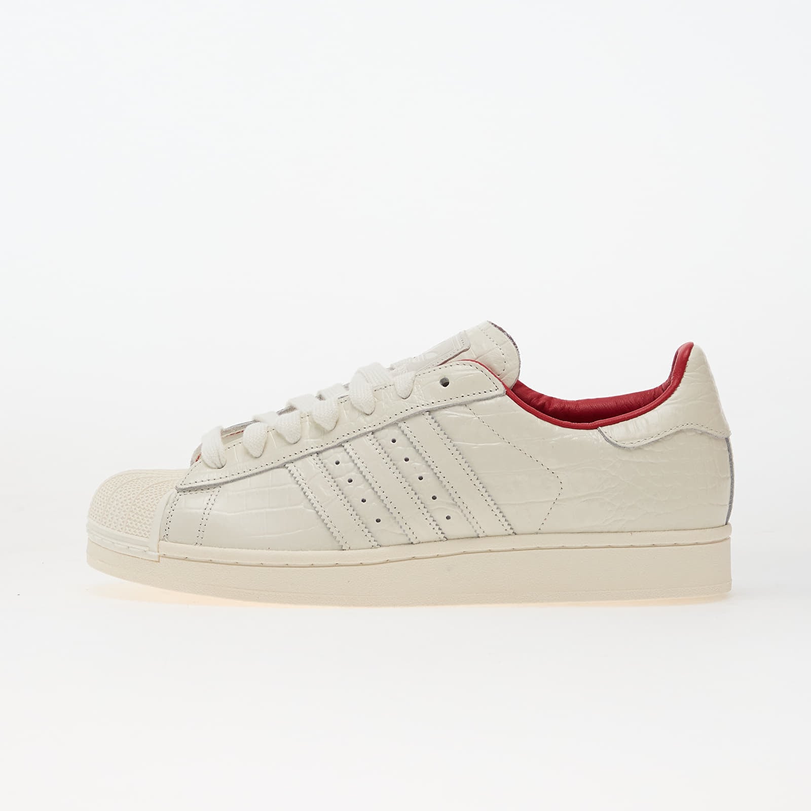 Levně Tenisky adidas Superstar II Core White/ Core White/ Better Scarlet