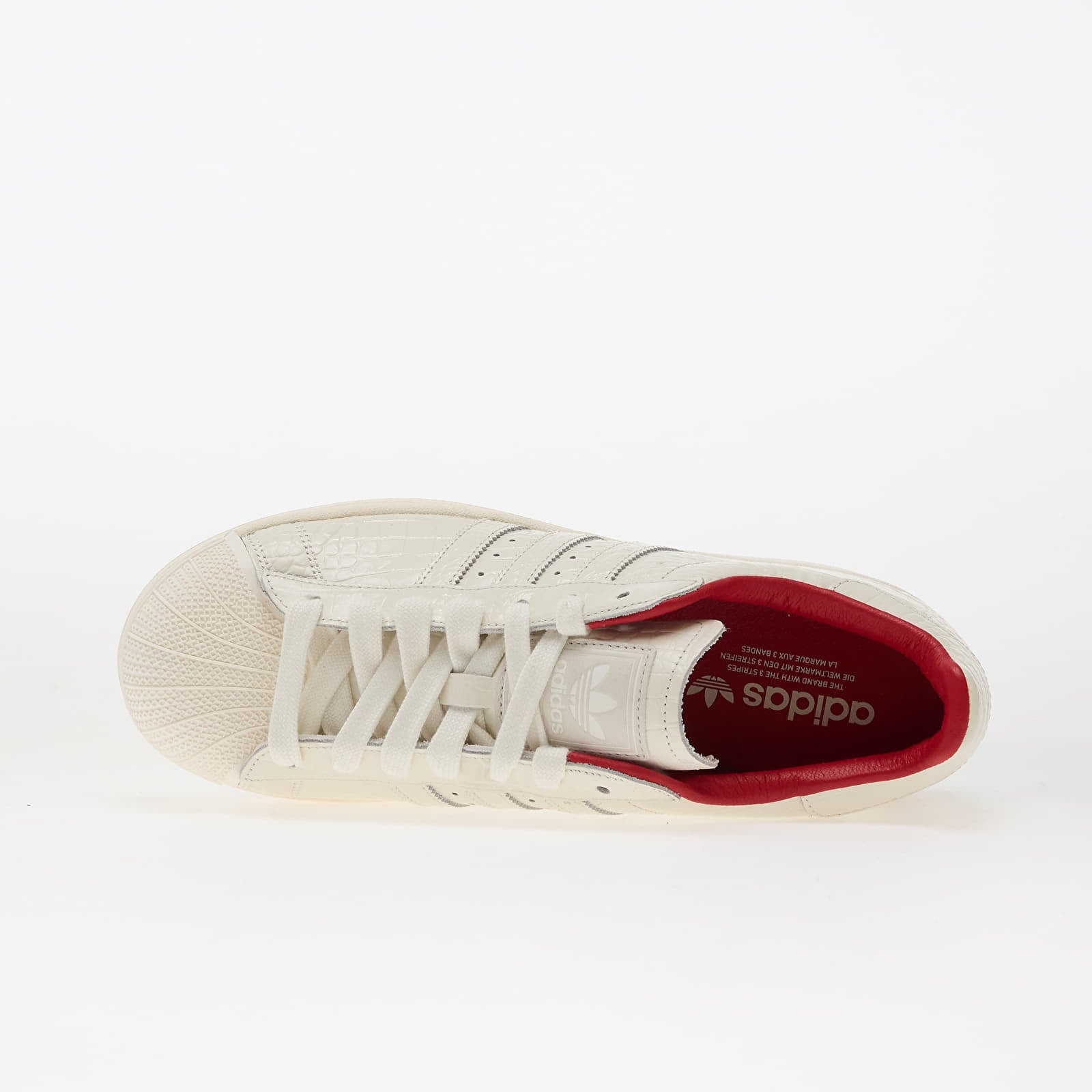 Muške tenisice adidas Superstar II Core White/ Core White/ Better Scarlet