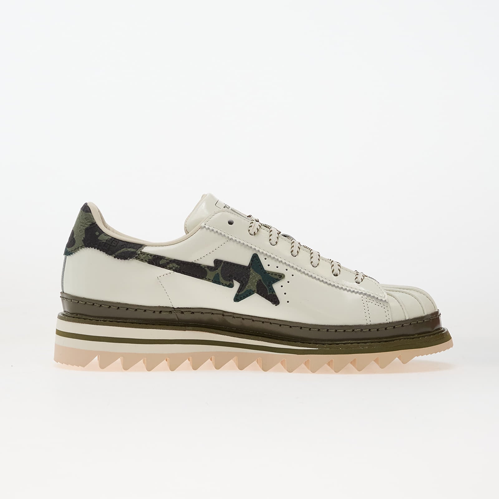 Pánské tenisky a boty adidas Clot X Bape® Superstar By Edison Chen Off White/ Branch/ Olive Cargo