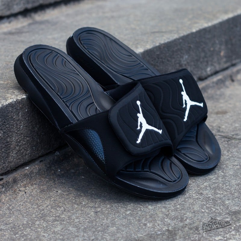 Jordan hydro 4 slides black sales