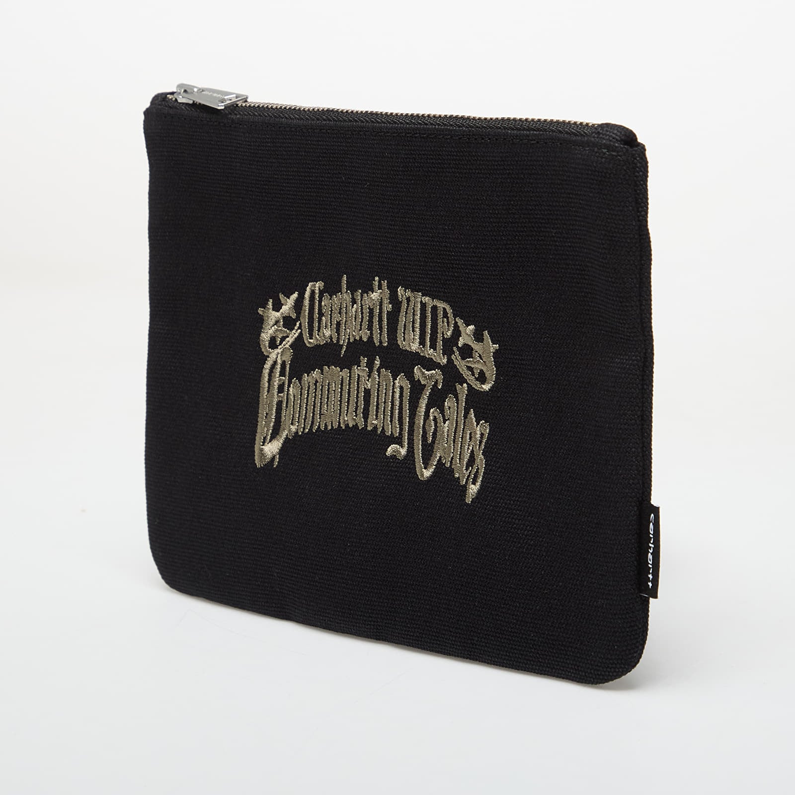 Geldbörsen Carhartt WIP Canvas Graphic Zip Wallet Commuting Tales Embroidery/ Black