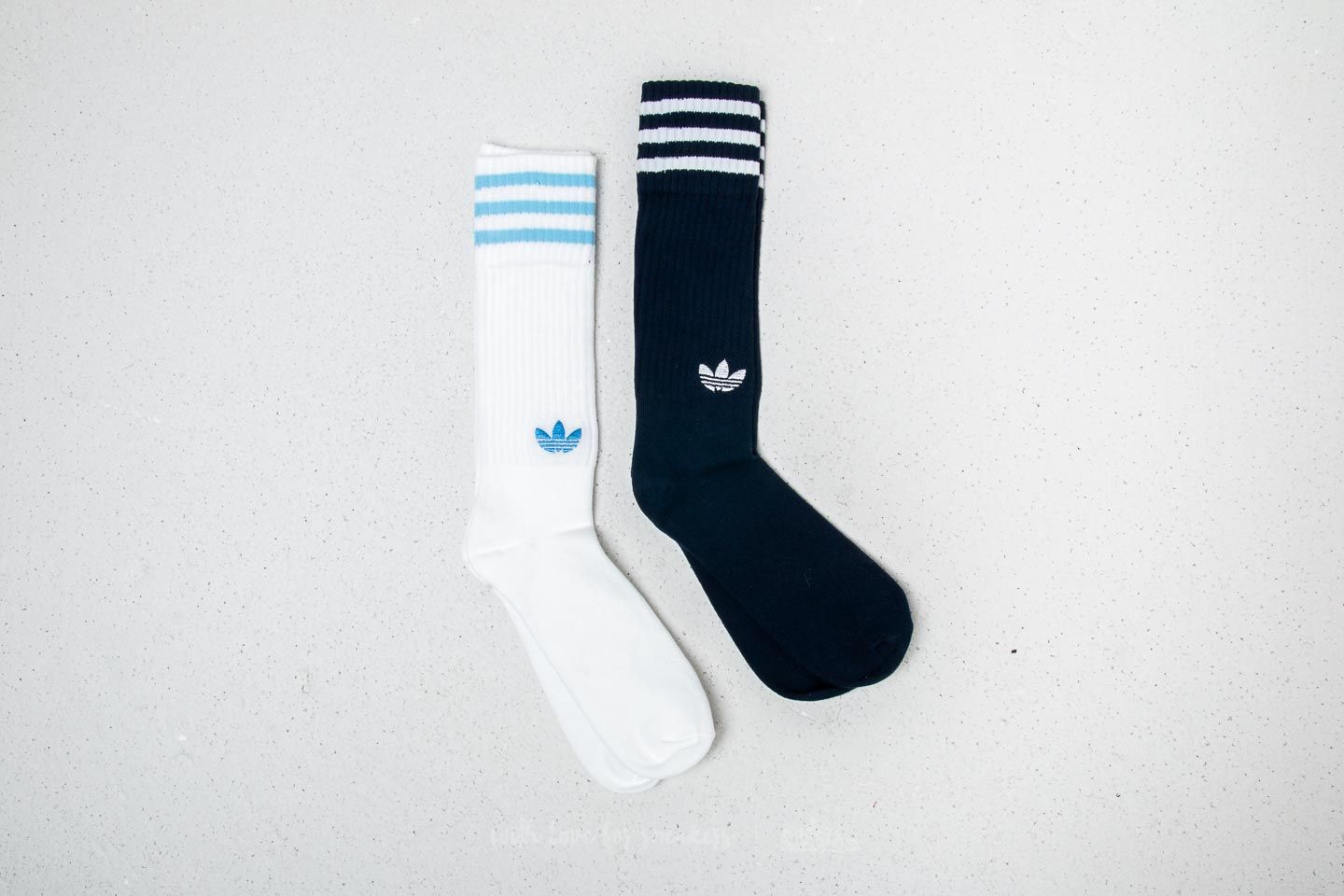 Adidas Solid Crew Socks 2 Pack