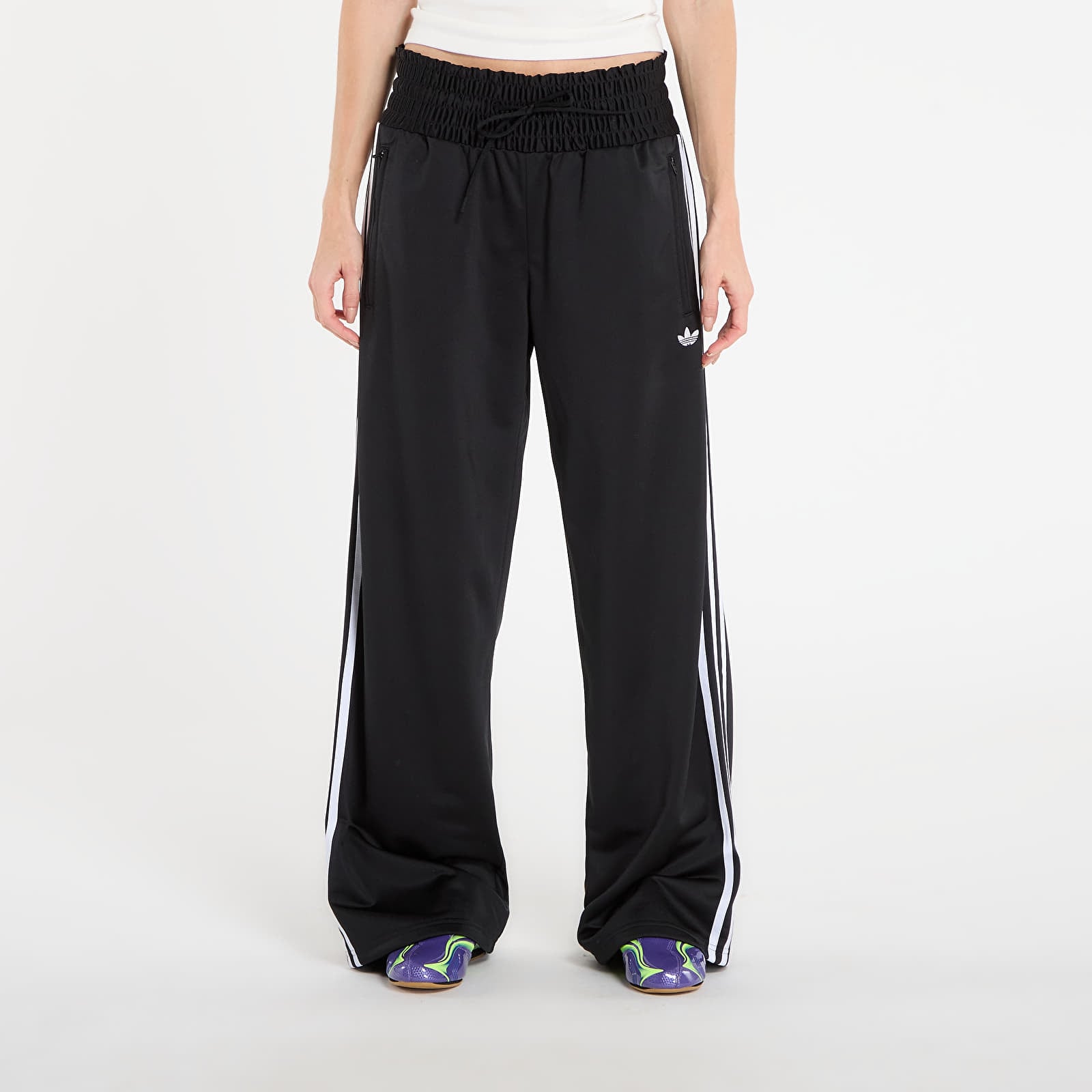 Pantaloni della tuta adidas Smocked Fb Track Pants Black