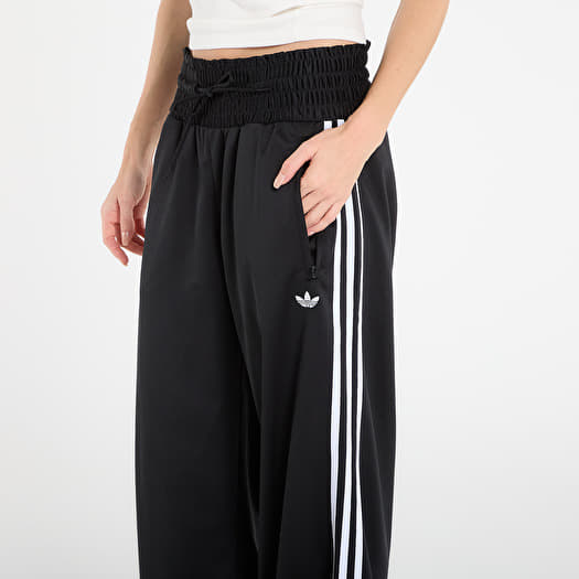 adidas Smocked Firebird Tracksuit Bottoms Black