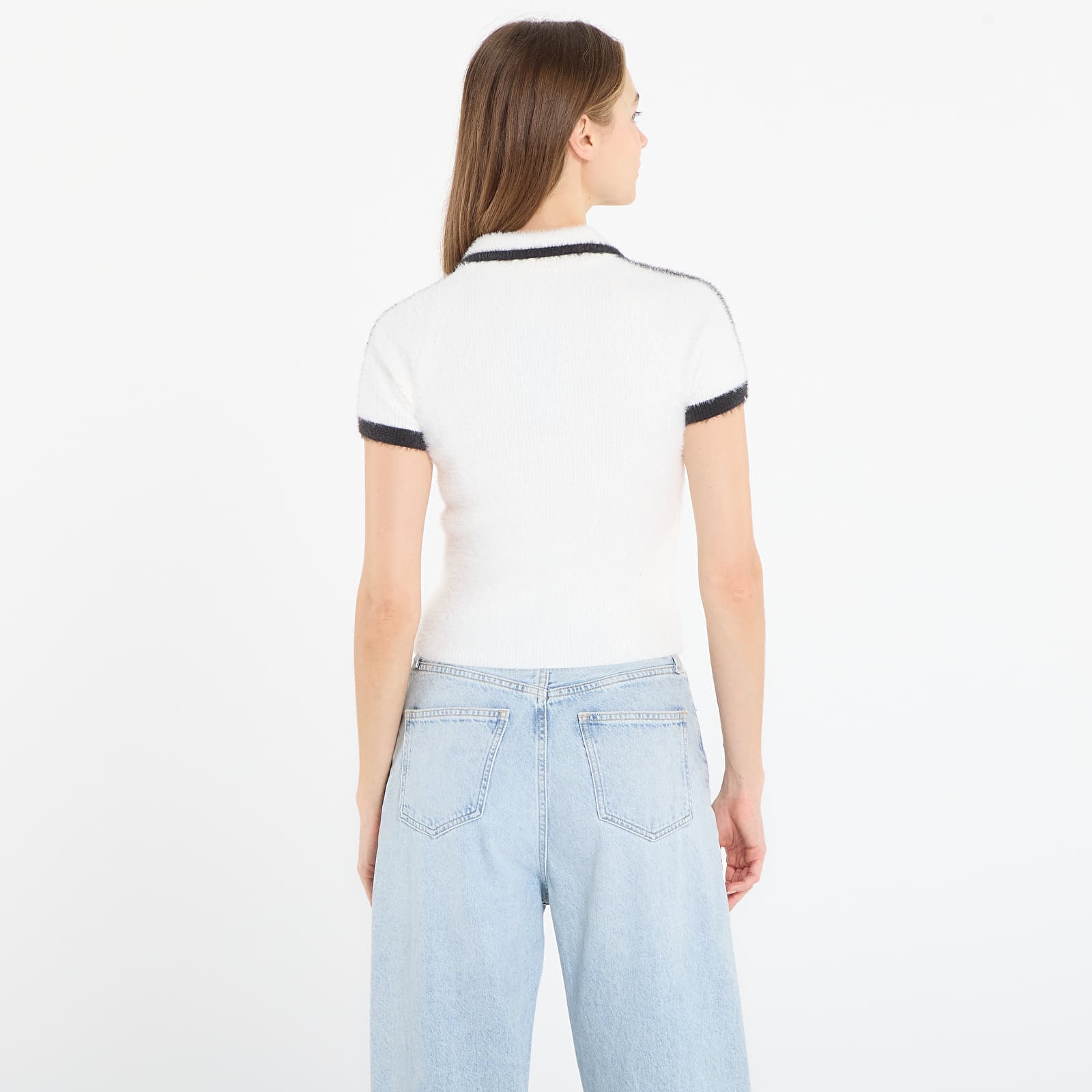 Trička adidas Knit Cali T Off White