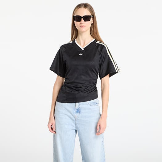 Maglietta adidas Rouched Foot J Black