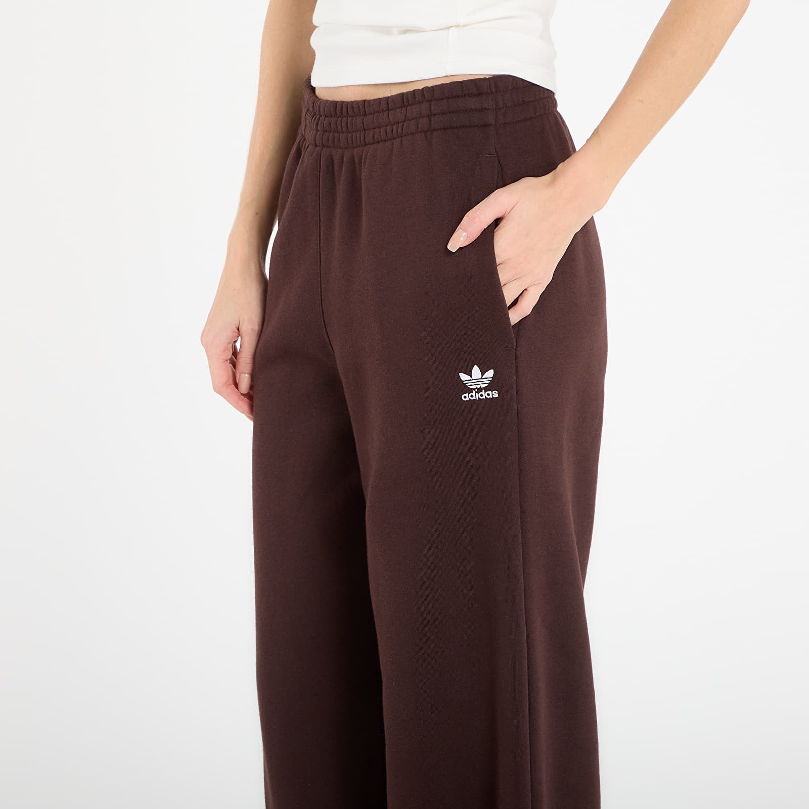 Pantaloni della tuta  adidas Ess Wl Pant Fl Auco