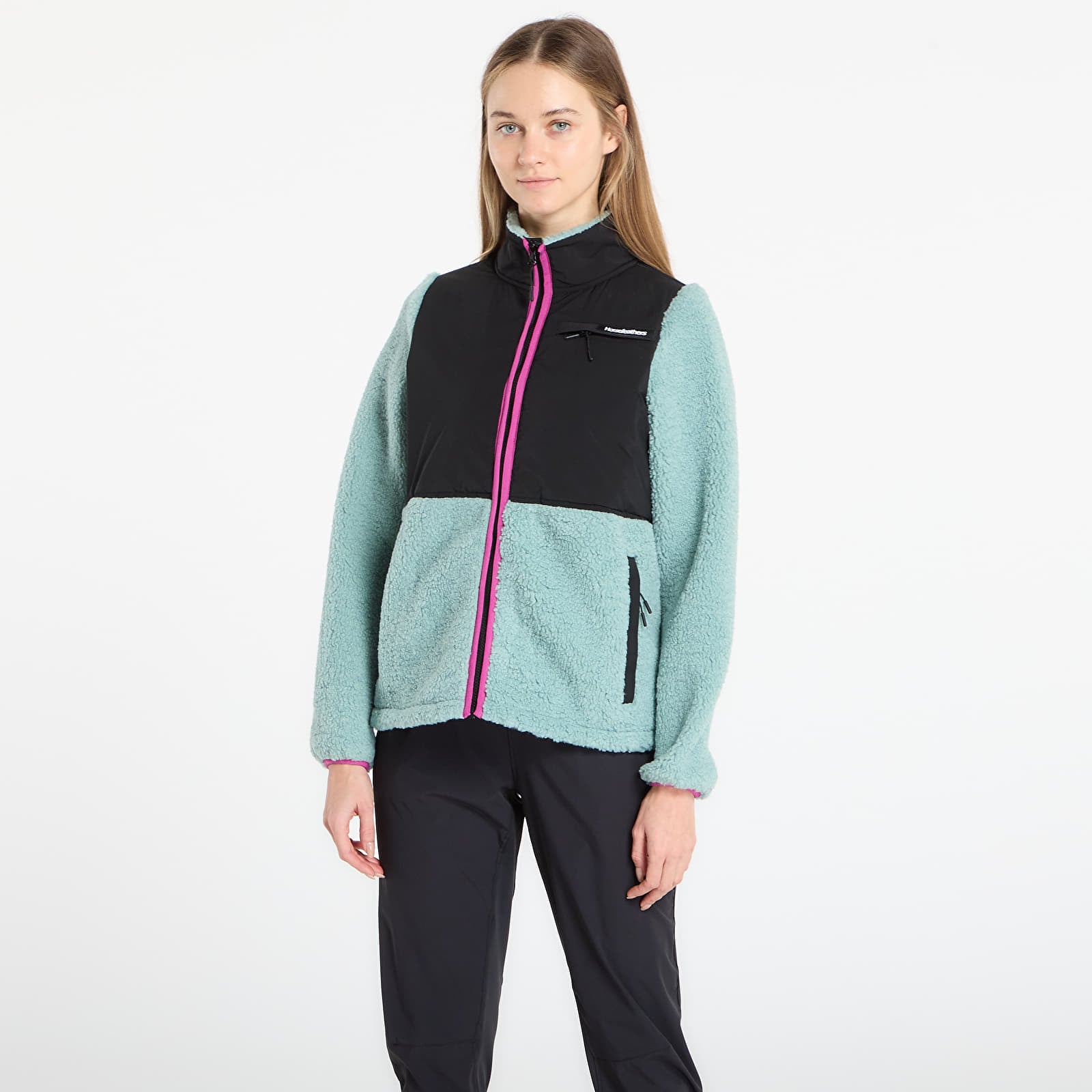 Dámske mikiny Horsefeathers Gema Sweatshirt Iceberg Green