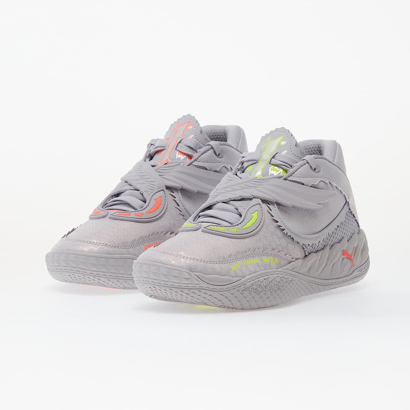 Miesten kengät Puma MB.05 Metallic Vibrant Silver-Yellow Alert-Glowing Red