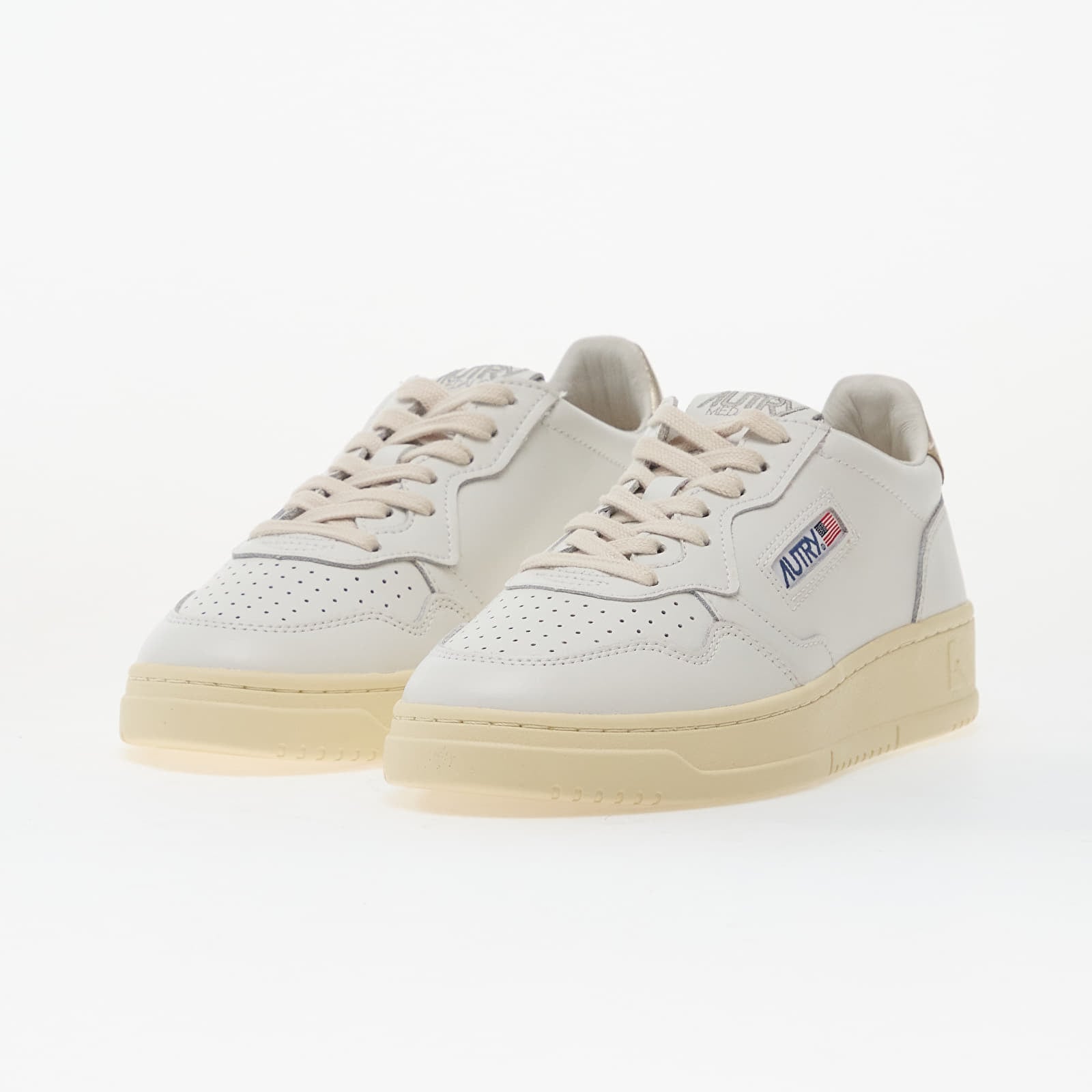 Naiste jalatsid Autry Medalist Low Wom Leat/ Leat White/ Gold
