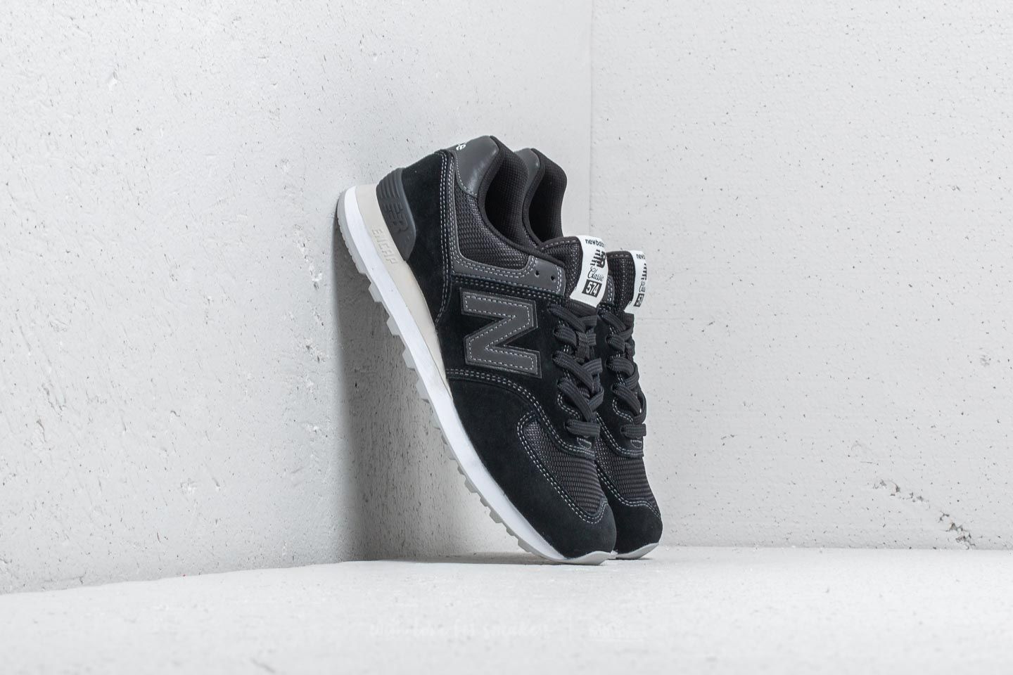 Men s shoes New Balance 574 Black White Footshop