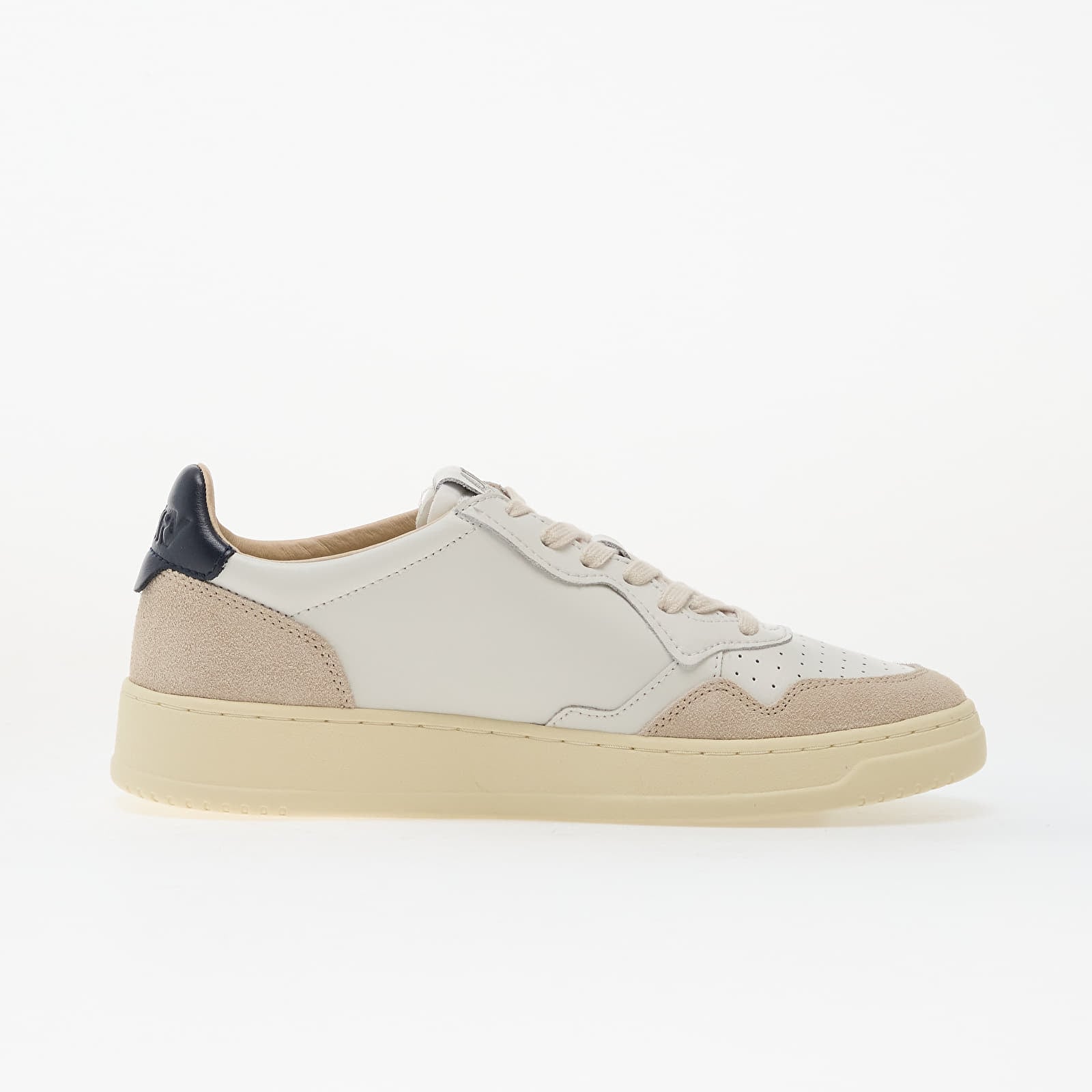 Chaussures et baskets homme Autry Medalist Low Man Leat/ Suede White/ Blue