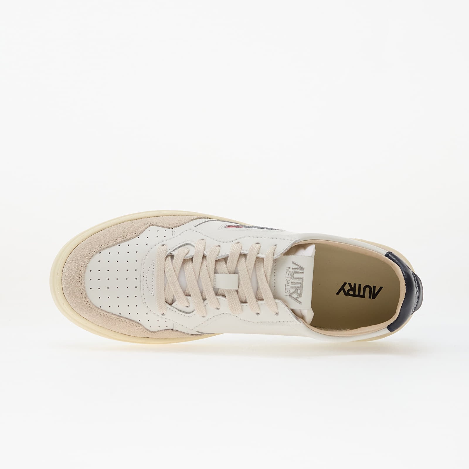 Chaussures et baskets homme Autry Medalist Low Man Leat/ Suede White/ Blue