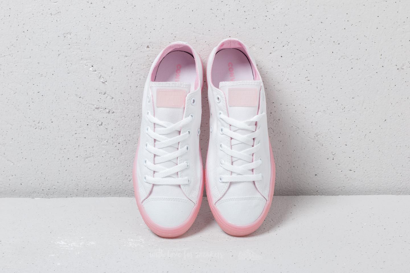 Chaussures et baskets enfants Converse Chuck Taylor All Star Ox White/ Cherry Blossom