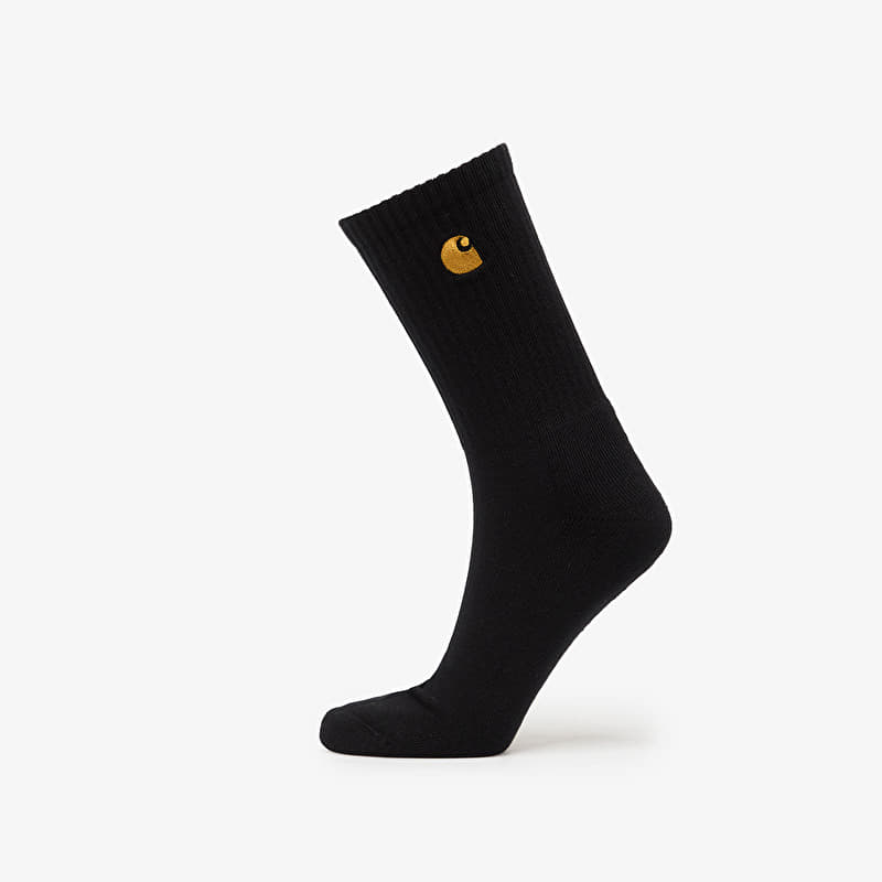 Ponožky Carhartt WIP Chase Socks Black/ Gold