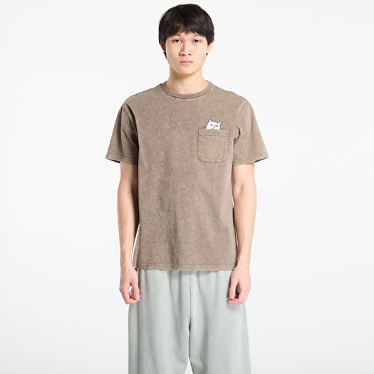 RIPNDIP Lord Nermal Pocket Tee Brown Vintage Wash
