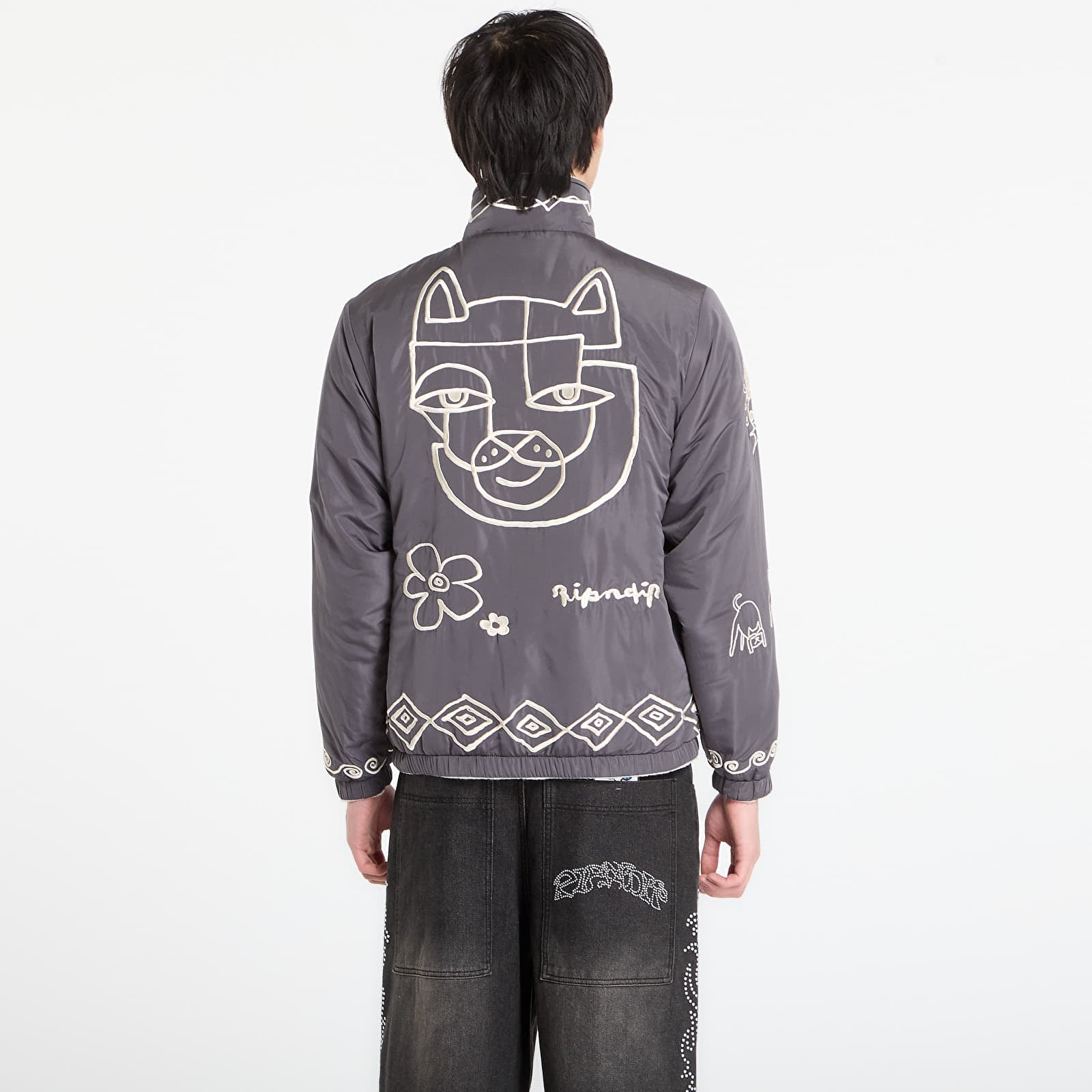 Jackor RIPNDIP Blonded Reversible Jacket Black