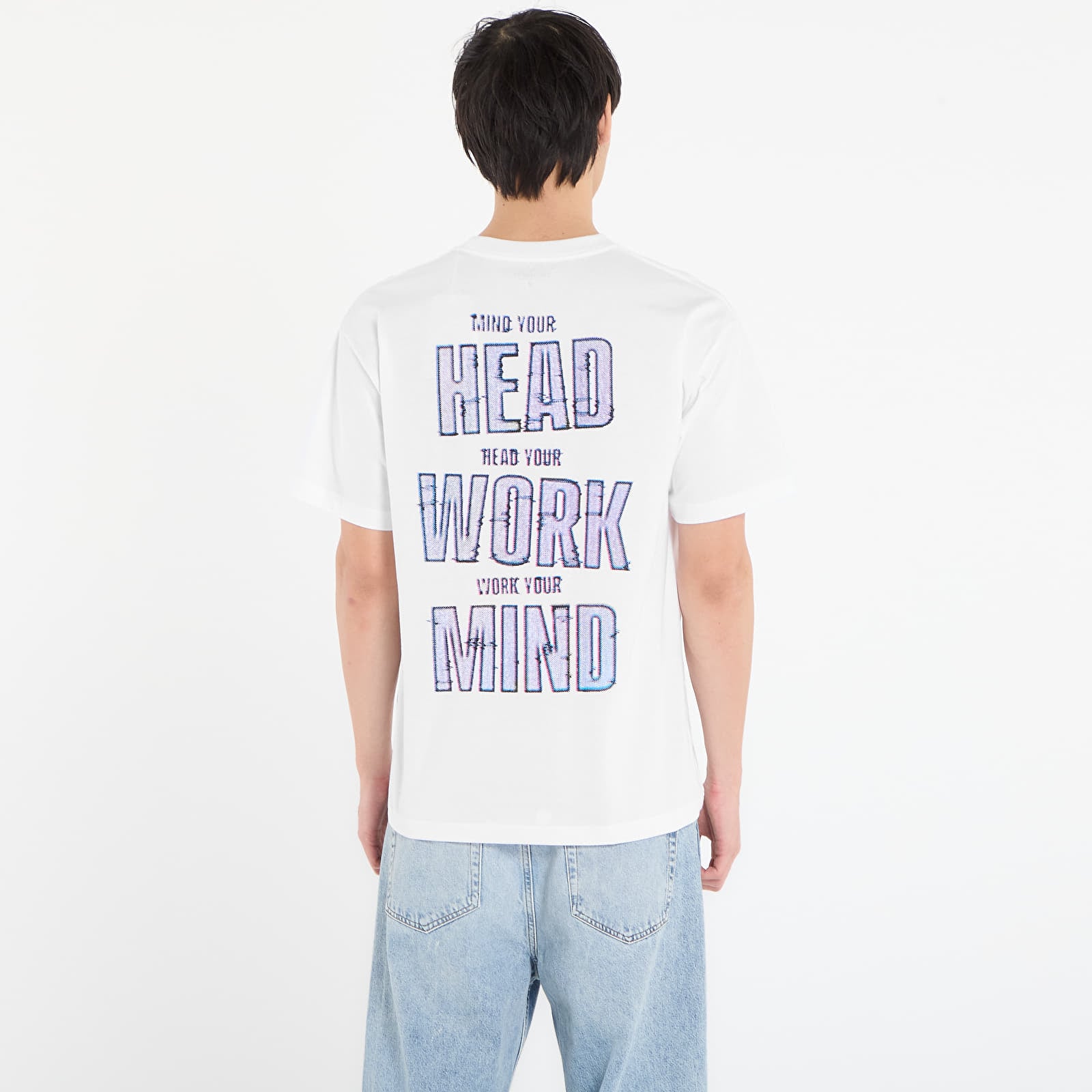 Marškinėliai Carhartt WIP S/S Mind Your Head T-Shirt UNISEX White