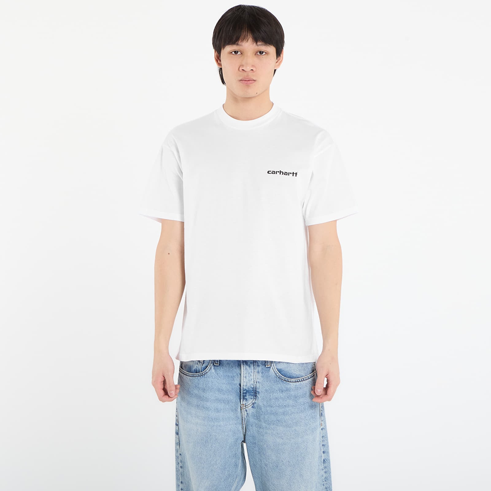 Tricou Carhartt WIP S/S Archive Lines T-Shirt UNISEX White XL