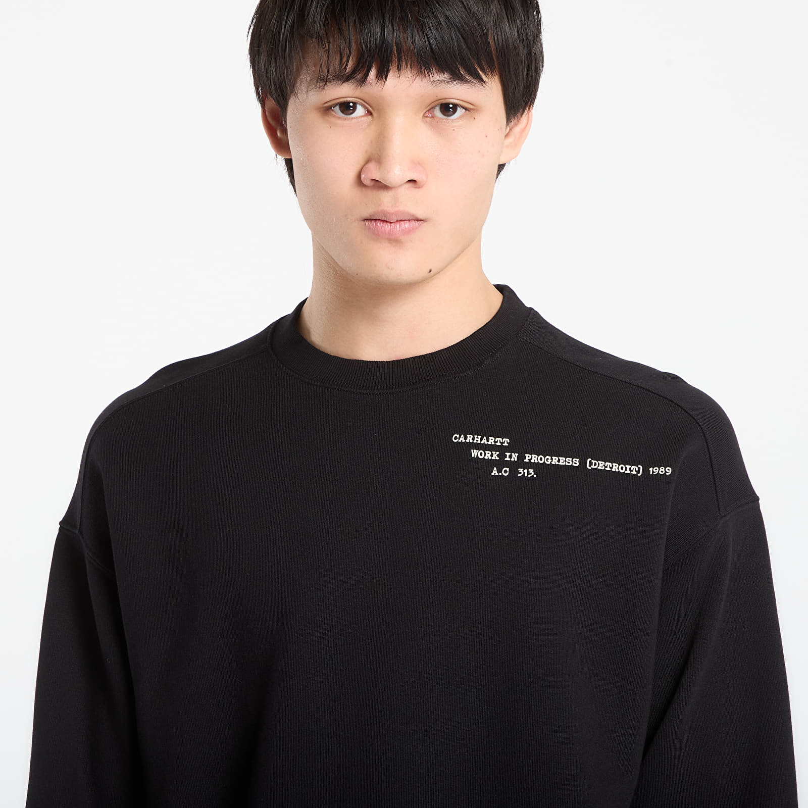 Sweatjacken und Sweatshirts Carhartt WIP Punched Sweat UNISEX Black