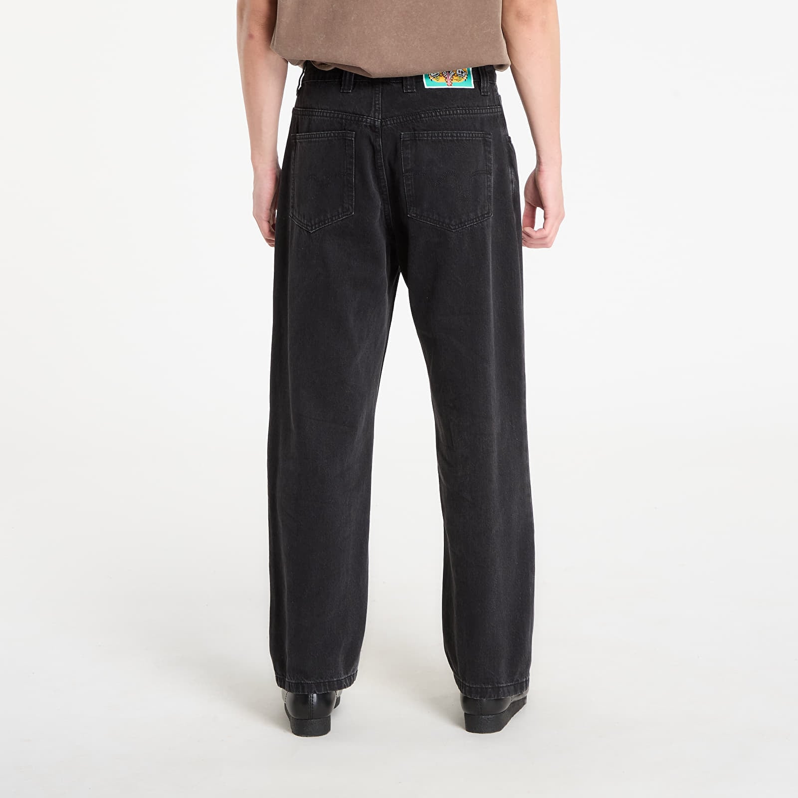 Hosen Billionaire Boys Club Icecream Spray Paint Running Dog Double Scoop Denim Pants Black