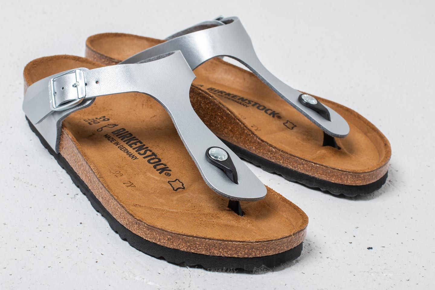Női cipők Birkenstock Gizeh BS Silver